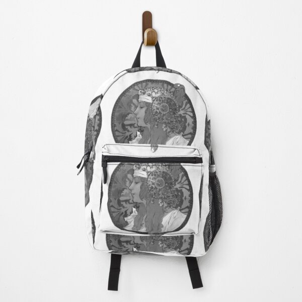 Item preview, Alphonse mucha design, black, white designed and sold by Vivanne-art.