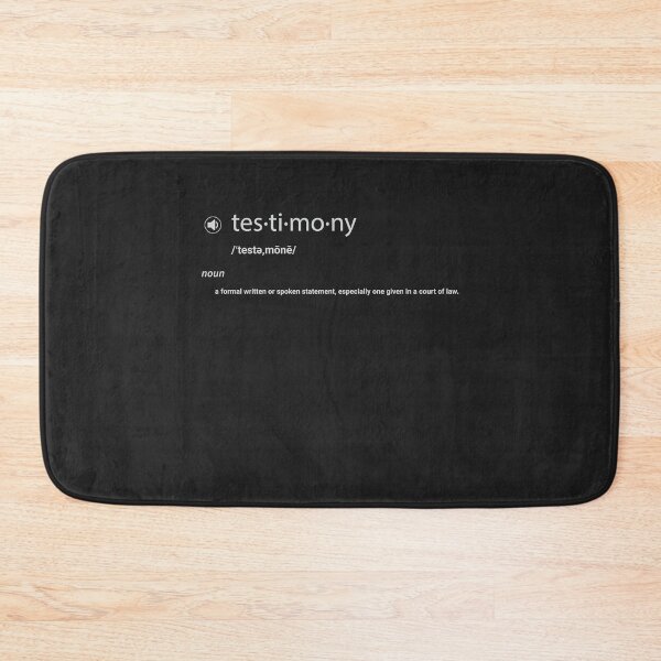 Item preview, Testimony designed and sold by CreatorZones.