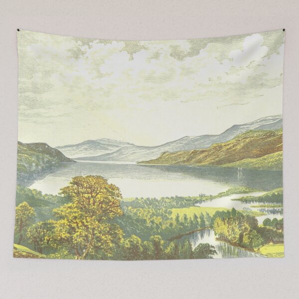 Item preview, Vintage Illustration of Loch Tay, Scotland designed and sold by yourscotland.