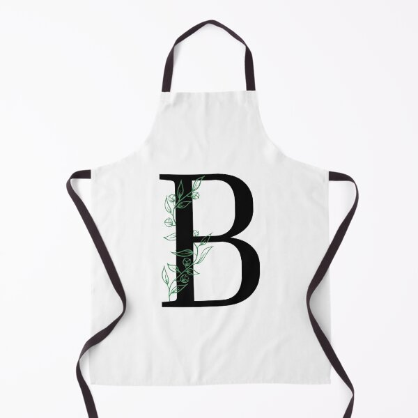 Item preview, B Initial Vine Flower Monogram Decal designed and sold by TrashPandaCreative.