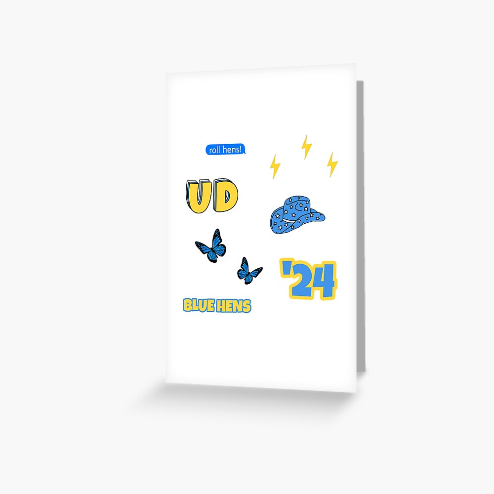 "UDel 2024 Sticker Pack" Greeting Card by brookeee101 Redbubble
