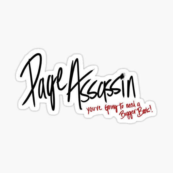 Page Assassin Sticker