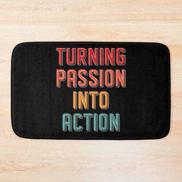 Item preview, Retro Passion Into Action Turning Passion Into Action designed and sold by zpruby.