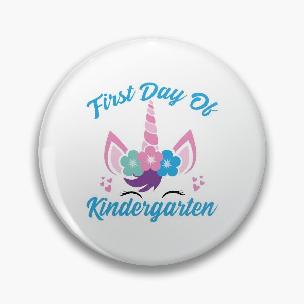 Item preview, Unicorn With Blue Text | First Day of Kindergarten designed and sold by Estrytee.
