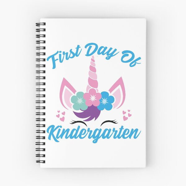 Item preview, Unicorn With Blue Text | First Day of Kindergarten designed and sold by Estrytee.