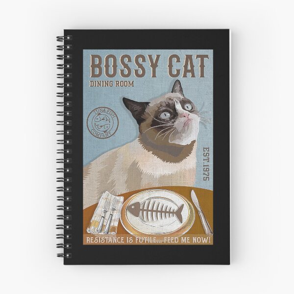 Item preview, Funny Bossy Cat Quotes Dining Room Cat gift designed and sold by Douglafa.