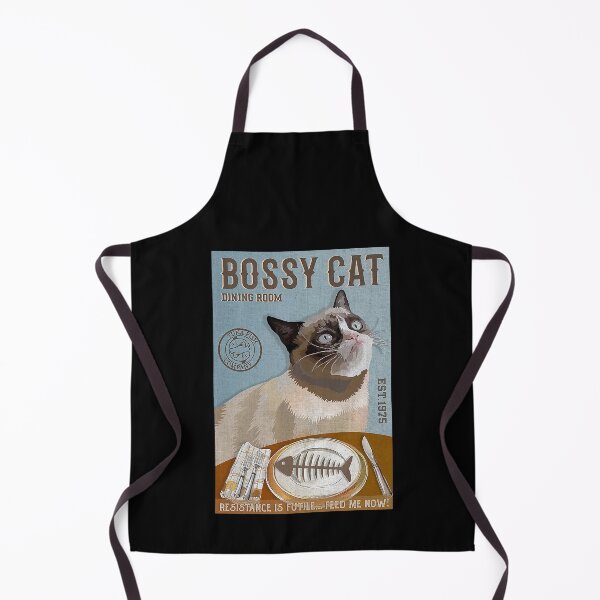 Item preview, Funny Bossy Cat Quotes Dining Room Cat gift designed and sold by Douglafa.