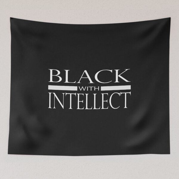 Item preview, BLACK WITH INTELLECT designed and sold by Konxious.