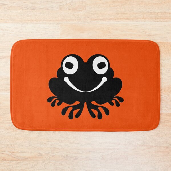 Item preview, Stupid dumb frog or toad (on orange) designed and sold by SergPerep.