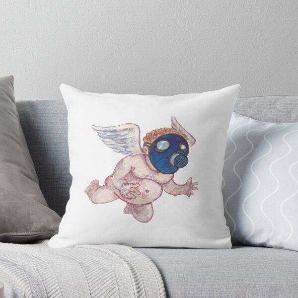 Item preview, Cherub in a gas mask designed and sold by lygonomic.