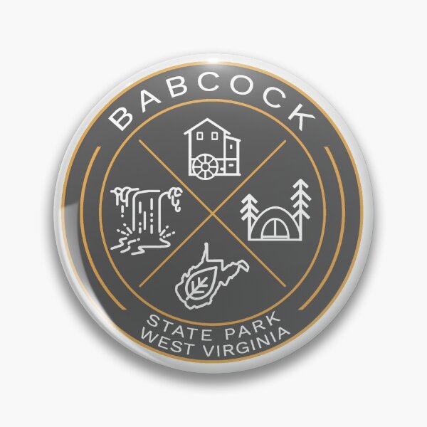 Artikelvorschau, Heraldisches Logo des Babcock State Park entworfen und verkauft von VanyaKar.