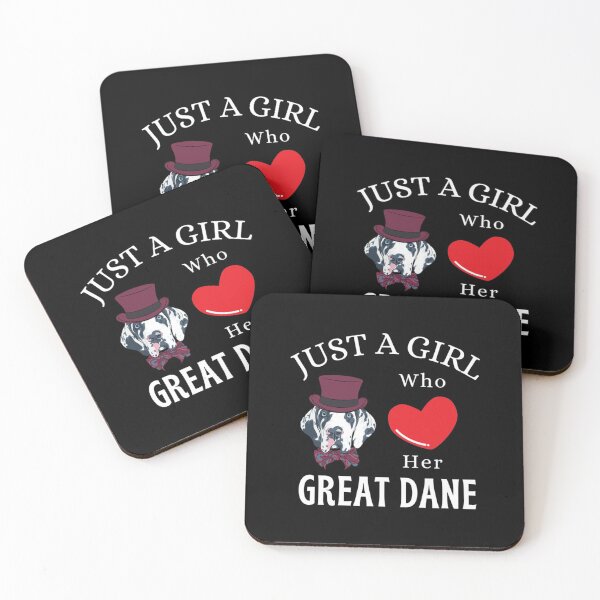 Item preview, Just a Girl Who Loves Her Great Dane Dog Lover | Perfect Gift designed and sold by sharajudi.