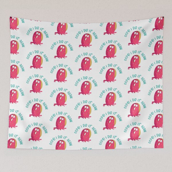 Item preview, Oops Dropped Dessert Pink Donut Character designed and sold by 4U2NV-LDN.