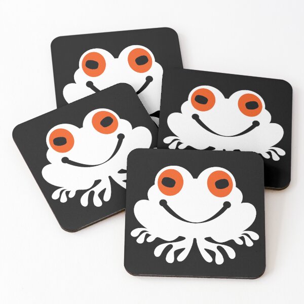 Item preview, Stupid dumb frog or toad (on black) designed and sold by SergPerep.