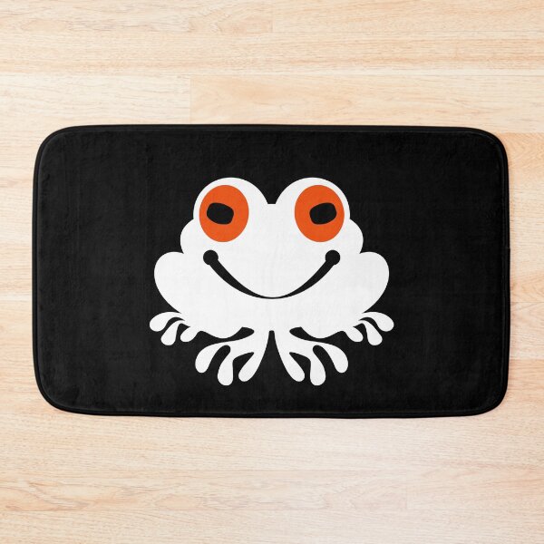 Item preview, Stupid dumb frog or toad (on black) designed and sold by SergPerep.