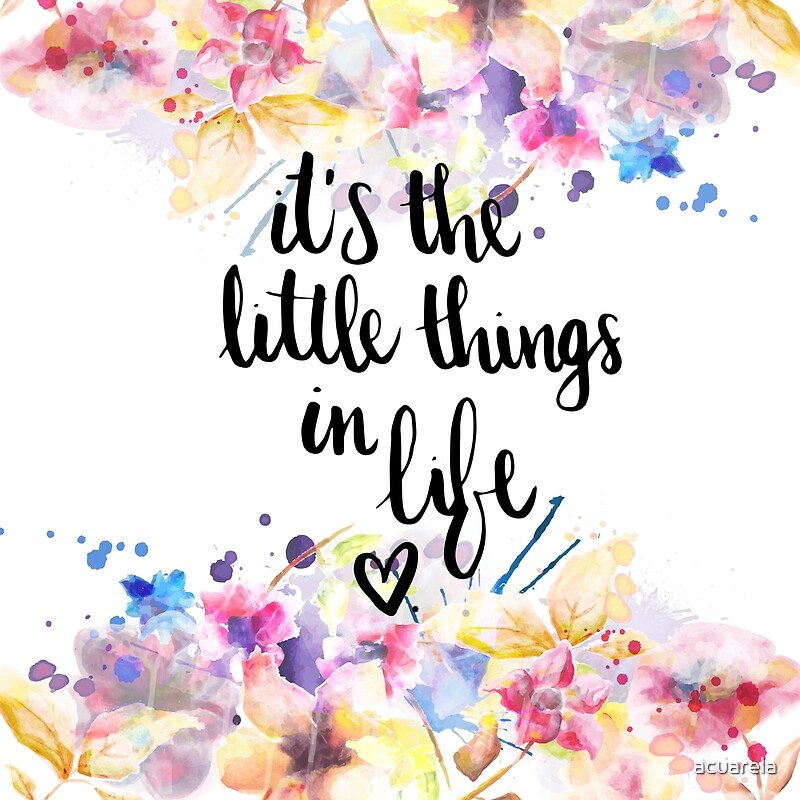 "Watercolor Flowers Quote" by acuarela Redbubble