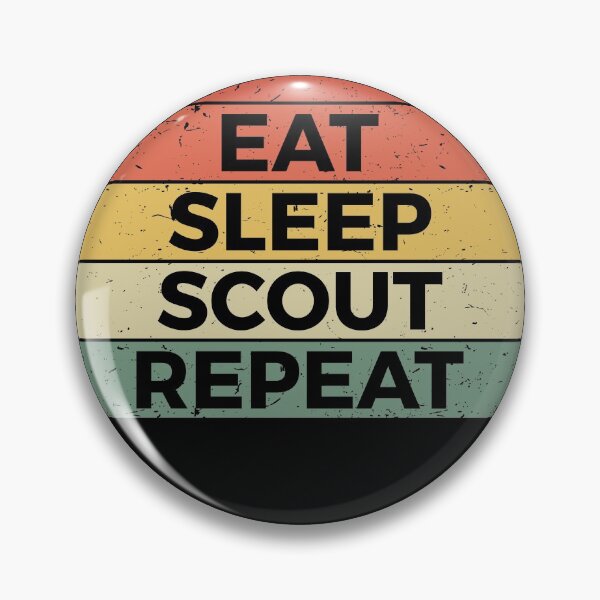 Item preview, Eat Sleep Scout Repeat I designed and sold by Lemon Pepper.