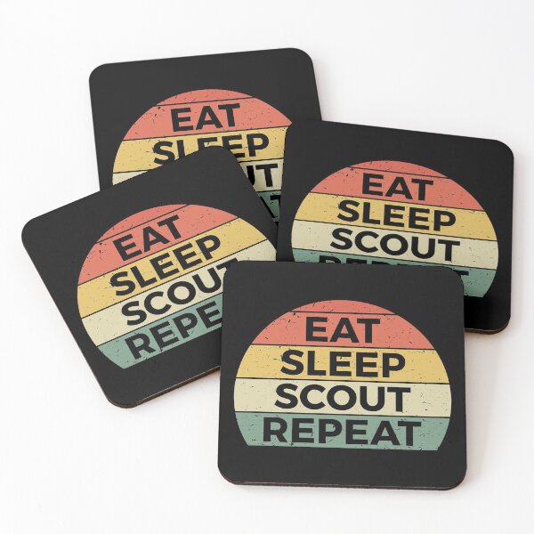 Item preview, Eat Sleep Scout Repeat I designed and sold by Lemon Pepper.