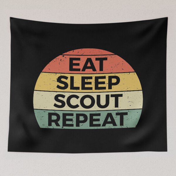 Item preview, Eat Sleep Scout Repeat I designed and sold by Lemon Pepper.