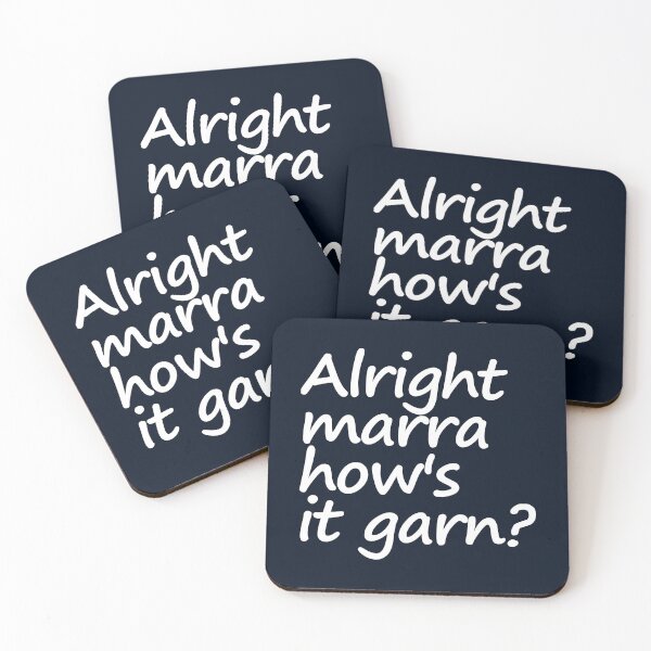Item preview, Alright marra how's it garn? - Cumbrian Dialect designed and sold by Cumbria Guru.