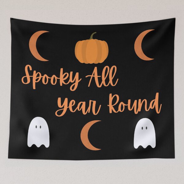 Item preview, Halloween/Spooky All Year Round/Pumpkin, Crescent Moons, Ghosts designed and sold by ShaunSandhu.