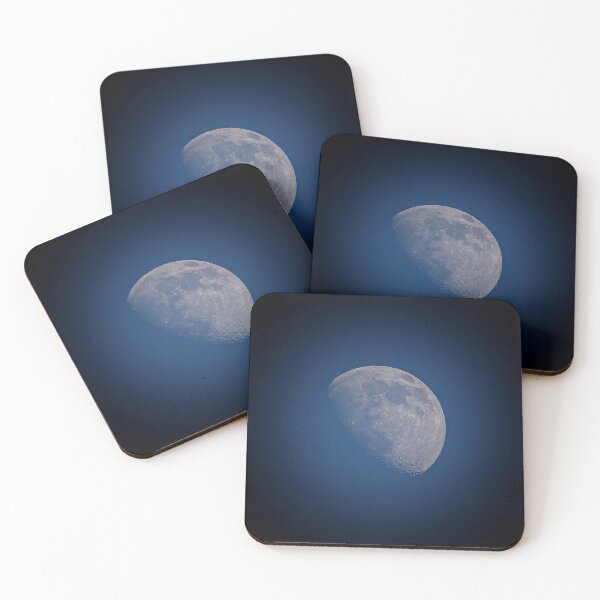 Item preview, The moon with blue black vignette designed and sold by REENS_PHOTOS.