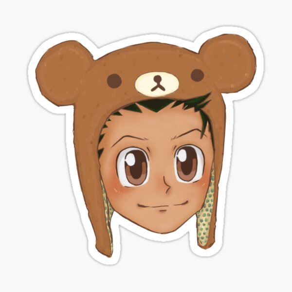 Dog wif Bear Hat Sticker for Sale by RoyalChump