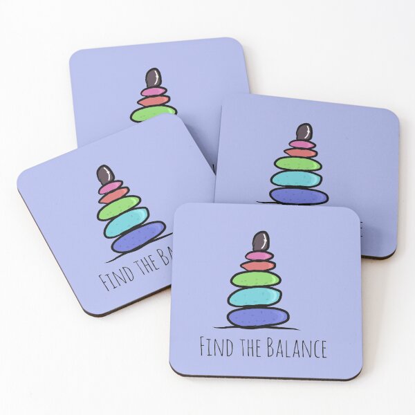 Item preview, Cita de vida motivacional 'Encuentra el equilibrio' designed and sold by Culturalnoob.