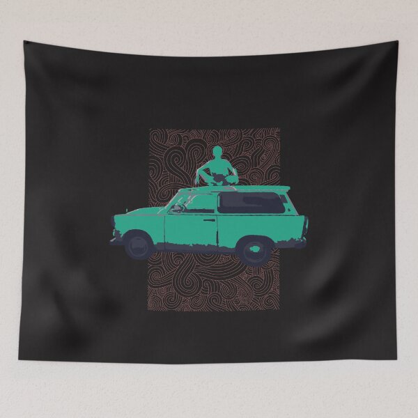 Item preview, Man on a car  designed and sold by P-aws.