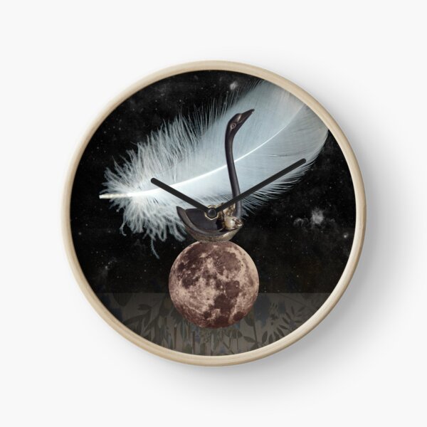 Swan Moon Clock