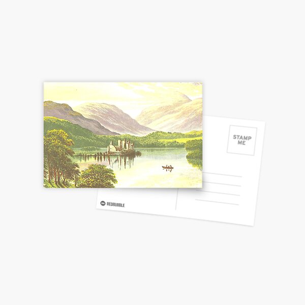 Item preview, Vintage Illustration of Loch Awe, Scotland designed and sold by yourscotland.