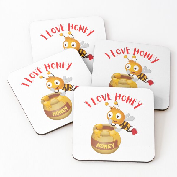 Item preview, I LOVE HONEY, BUSY BEE, HONEYBEE, BEE MEME, HONEYCOMB, WORKER BEE designed and sold by R B Chrystal.