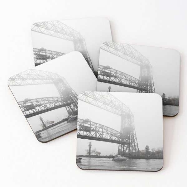Item preview, Duluth Aerial Lift Bridge in the Fog designed and sold by HeuringGallery.