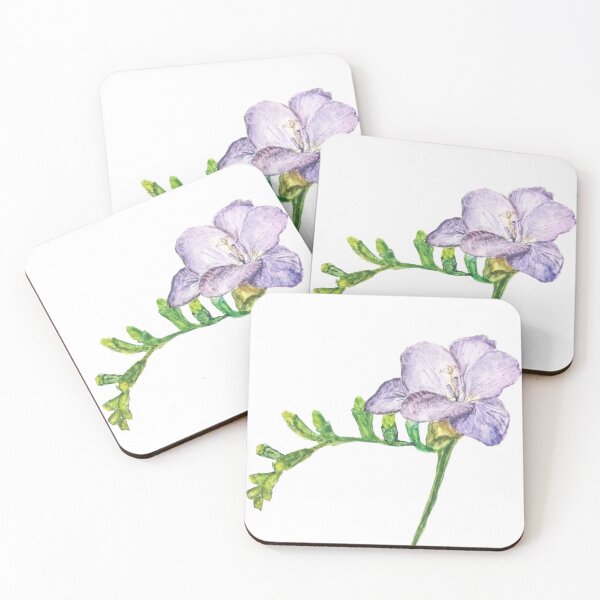 Item preview, Watercolor Freesias designed and sold by OcasionlSnkrddl.