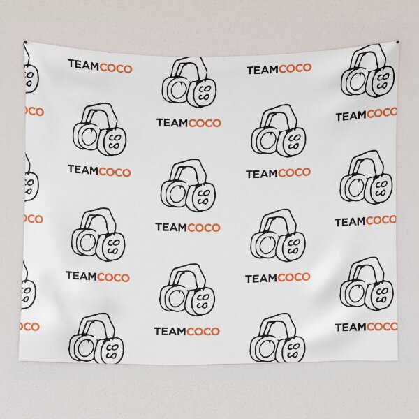 Item preview, Team Coco Headphones Doodle designed and sold by art-fox.