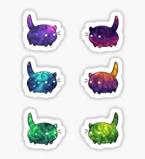 Galaxy Cat Blobs Sticker