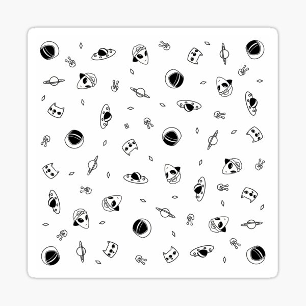 white space Sticker