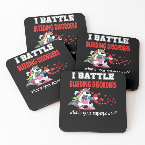 Item preview, A Unicorn Warrior I Battle Bleeding Disorders designed and sold by zpruby.