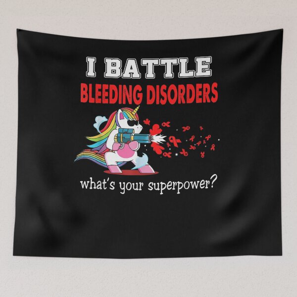 Item preview, A Unicorn Warrior I Battle Bleeding Disorders designed and sold by zpruby.