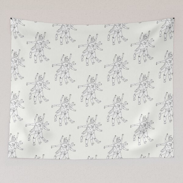 Item preview, white "shiva" (white background) designed and sold by MentaLee.