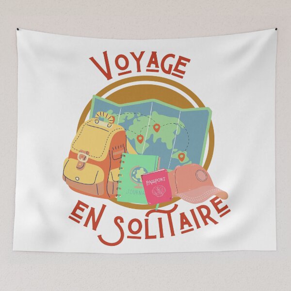 Item preview, voyage en solitaire design designed and sold by Phiiilo.
