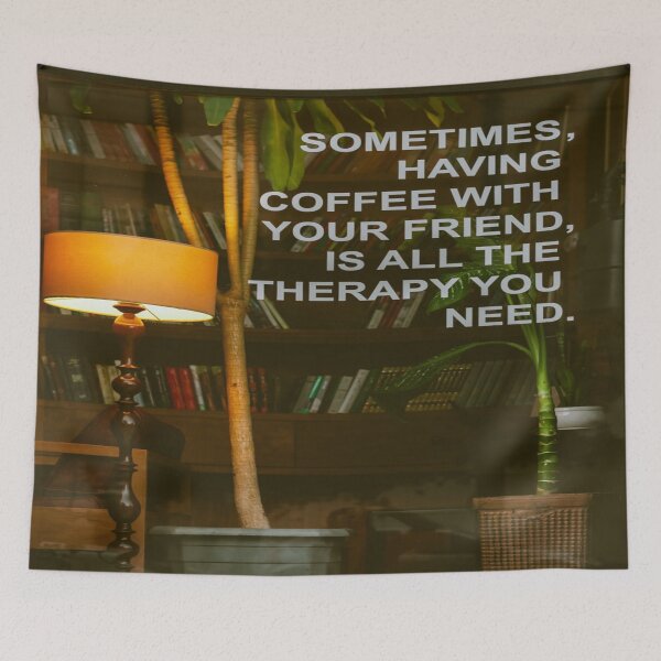 Item preview, Coffee with Friends Therapy designed and sold by mwagie.