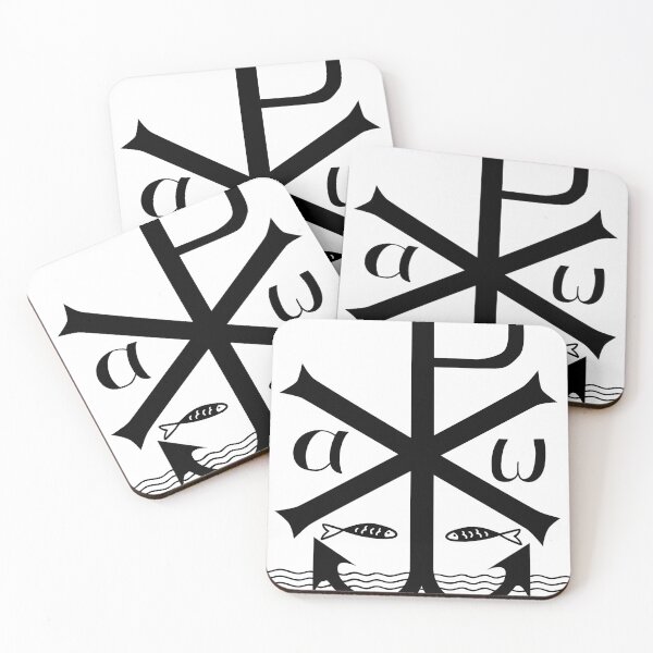 Item preview, Black Chrism. XP is the early Christian sign.I am Alfa and Omega. designed and sold by Marinakutukova.