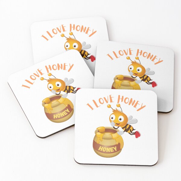 Item preview, I LOVE HONEY, BUSY BEE, HONEYBEE, BEE MEME, HONEYCOMB, WORKER BEE designed and sold by R B Chrystal.