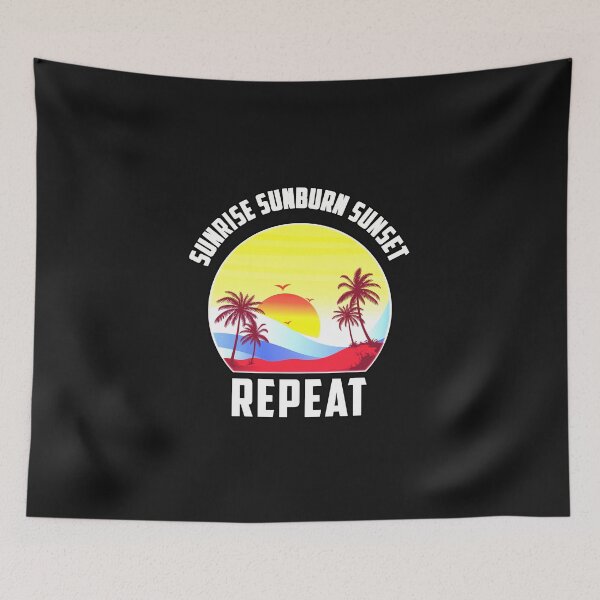 Item preview, Sunrise Sunburn Sunset Repeat  designed and sold by oussimakh.