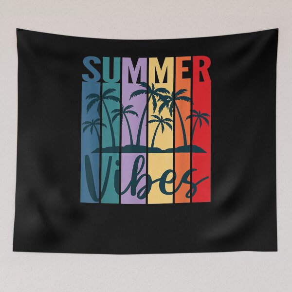 Item preview, Summer Vibes Retro Vintage Sunset Palm Trees Beach Lover designed and sold by zpruby.