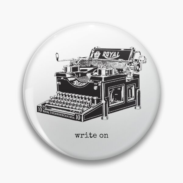 Item preview, Write On Royal Vintage Typewriter Black & White designed and sold by vle707.