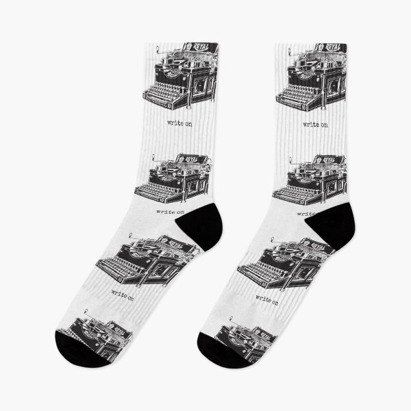 Item preview, Write On Royal Vintage Typewriter Black & White designed and sold by vle707.
