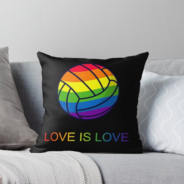 Item preview, Love is Love - Pride Rainbow Volleyball  designed and sold by Watersolution.