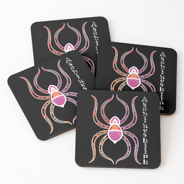 Item preview, Asabikeshiinh (spider) Lesbian Pride designed and sold by KendraHowland.